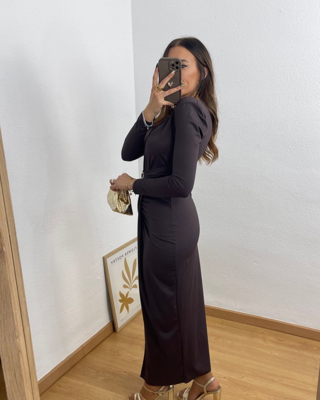 Vestido Evelyn Marrón