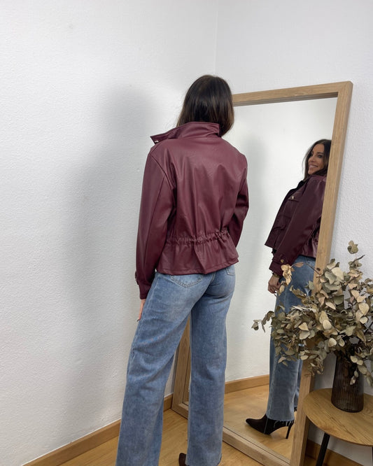 Chaqueta Venecia Burdeos