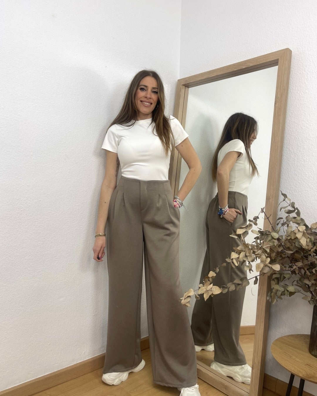 Pantalón Manuela Taupe