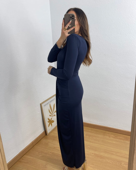 Vestido Evelyn Azul Marino