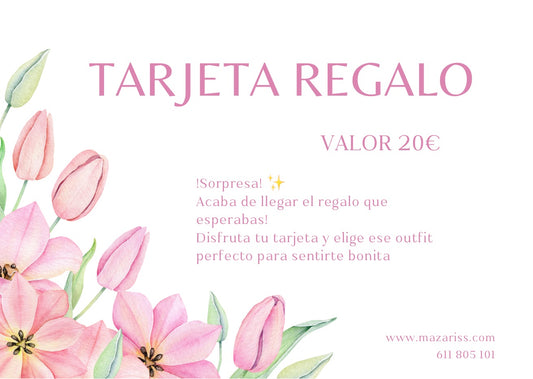 Tarjeta Regalo 20€