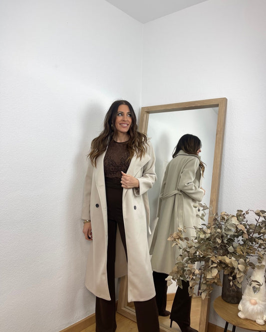 Abrigo Savana Beige