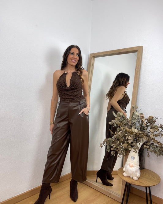 Pantalón Venecia Marrón