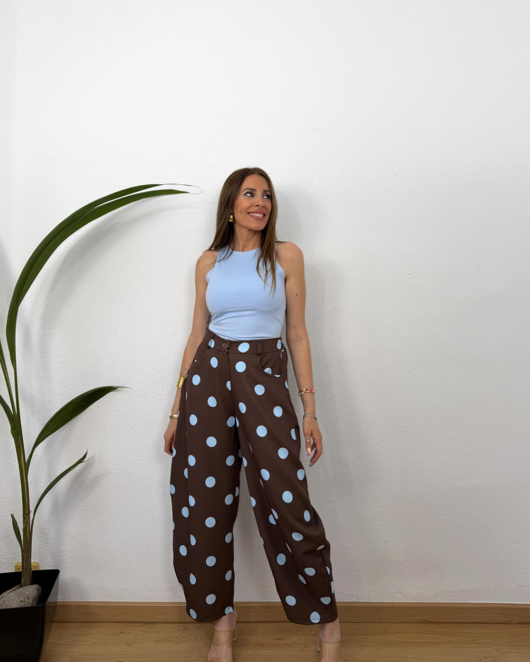 Pantalón Lunar Celeste