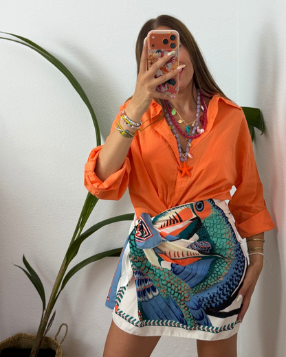 Camisa Zuri Naranja