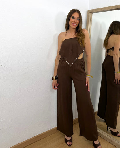 Pantalón Pañuelo Marrón
