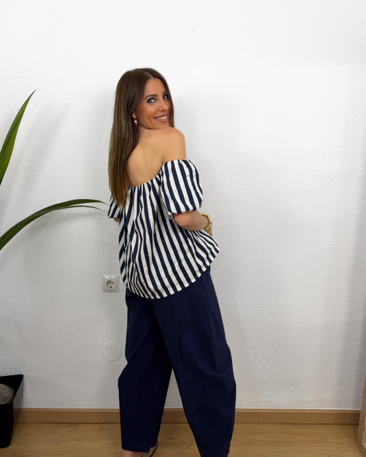 Blusa Globo Azul