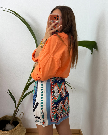 Camisa Zuri Naranja