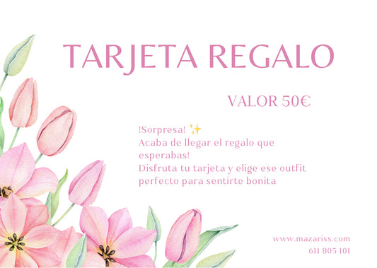 Tarjeta Regalo 50€