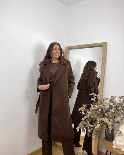 Abrigo Savana Marrón