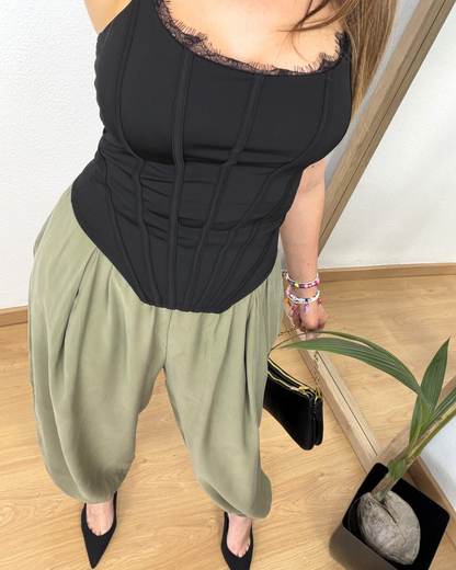 Top Araceli Negro