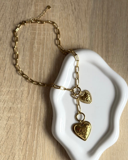 Collar Corazones