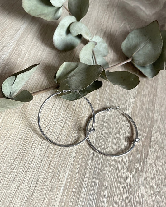 Pendientes Nudo Plata