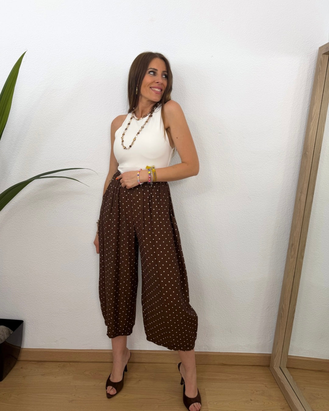 Pantalón Leonor Marrón