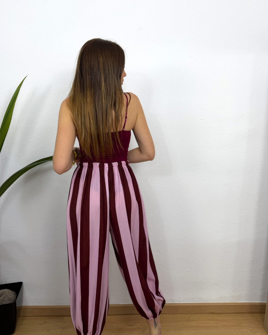 Pantalón Yasmín Burdeos