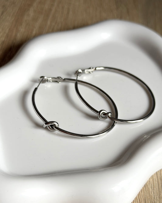 Pendientes Nudo Plata