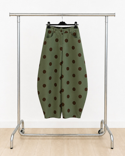 Pantalón Lunar Verde